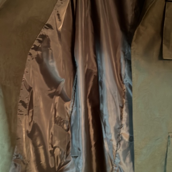 Boutique.American Threads Duster Cardigan. Olive. - Picture 4 of 6